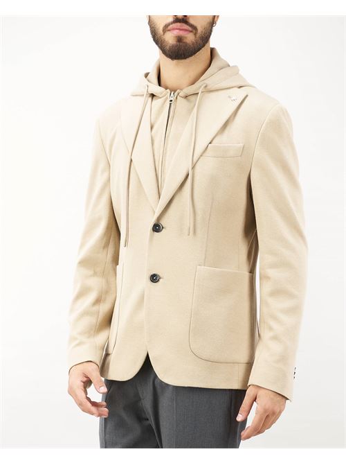 Pique jacket with detachable hood Manuel Ritz MANUEL RITZ | Jacket | 3732G2798M24369723